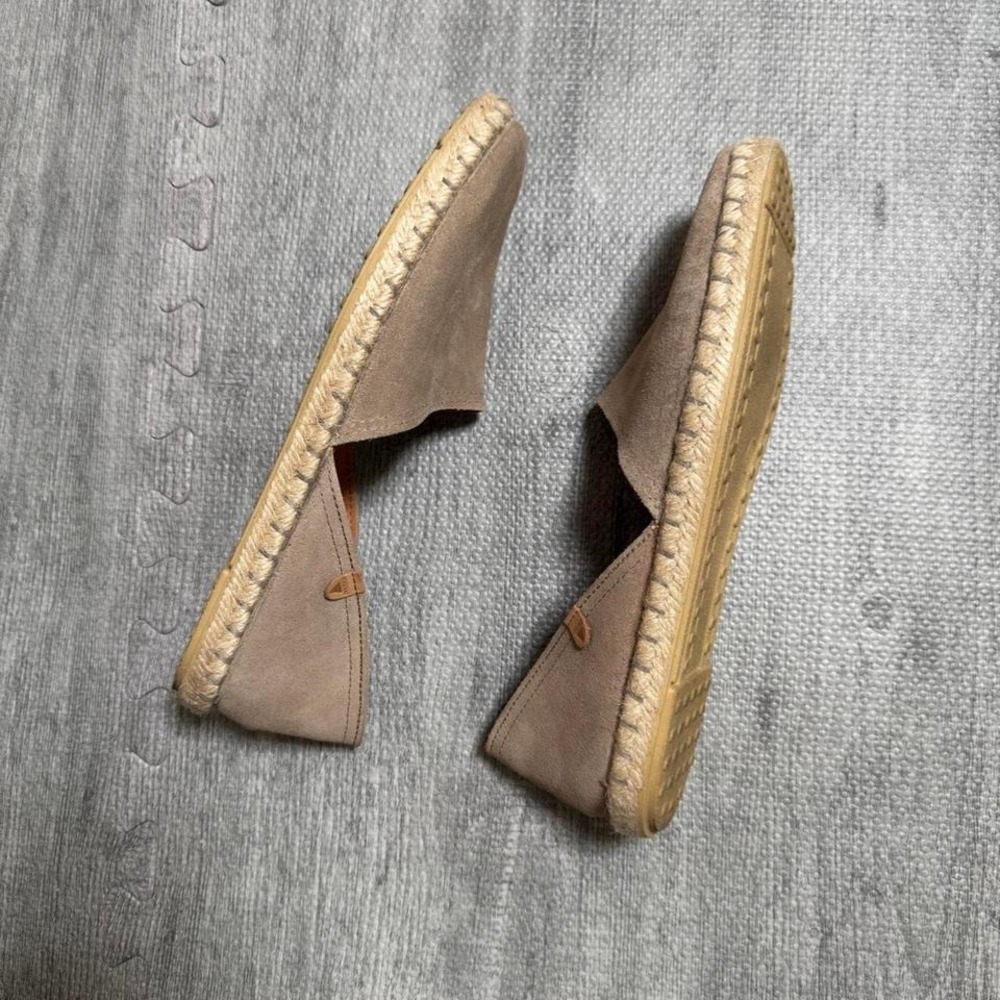 Verbenas Leather Suede Espadrille Flats Slip On Shoes Women's 9 - Picture 2 of 6
